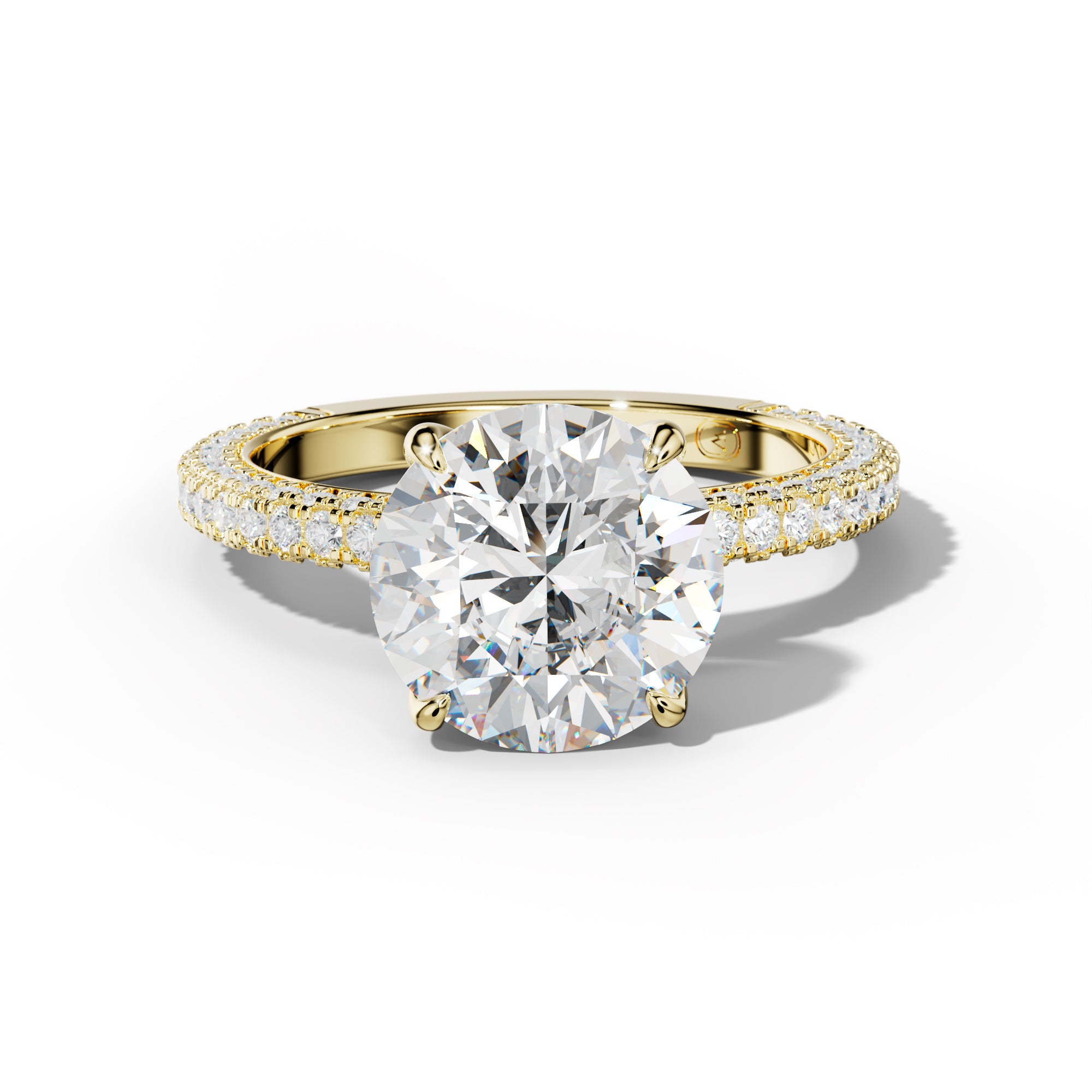 Autumn Round Diamond Engagement Ring